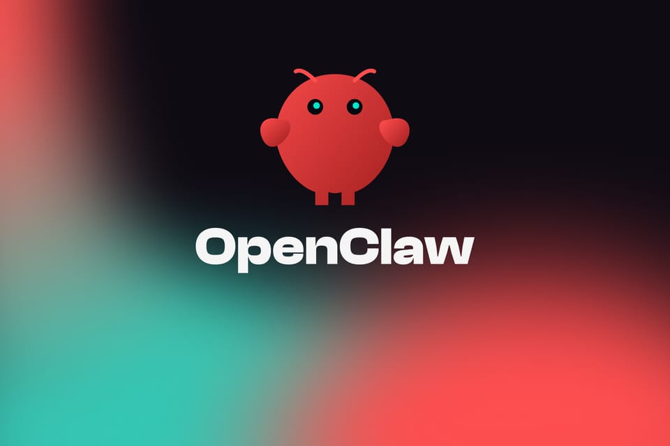 OpenClaw Logo mit rotem Hummer-Maskottchen – der Open-Source-KI-Agent, der gerade das Internet erobert